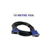 10 Metre Vga Kablo Görüntü Aktarım Kablosu Çift Filtreli Bakır