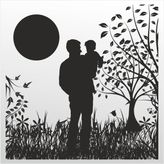 100 cm Baba Ve Oğul Folyo Sticker