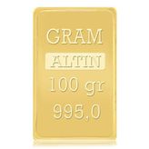 100 gr 24 Ayar Külçe Altın