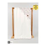 %100 Pamuklu Kız Bebek Battaniyesi Tek Katlı Mevsimlik Puset Örtüsü Hediyelik Yenidoğan 90x90cm