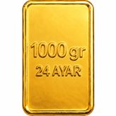 1000 gr 24 Ayar Külçe Altın