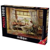 1000 Parça Puzzle: Pencere Keyfi