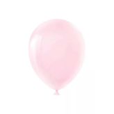 100Lü Pembe Pastel Baskısız Makaron Balon