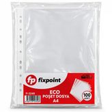 100Pcs A4 Poşet Şeffaf Dosya (5570)