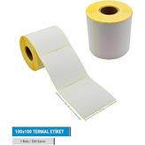 100X100 MM TERMAL BARKOD ETİKETİ 500 ADET