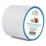 10,16 cm x 76,64 m Kedi Çizilme Bandı, Kedi Eğitim Bandı,%100 Şeffaf Çift Taraflı Kedi Çizik Caydırıcı Bant, Kanepe, Halı, Kapılar, Evcil Hayvan ve Çocuk Güvenliği için Mobilya Koruyucu Chuangseed