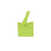 10168 Tek Omuz Triko Büstiyer-lime