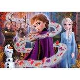 104 Parça Puzzle: Glitter Effect Frozen 2