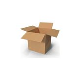 10'lu Paket Çift Oluklu Karton - Kahverengi