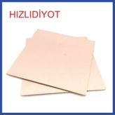 10X10 Fr2 Bakır Baskı Devre Plaketi