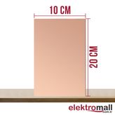 10x20cm Bakır Plaket Fr4