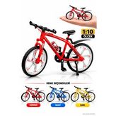 1:10 Ölçek Alaşım Gövde Spor Maket Bisiklet - Hareketli Pedallı Ve Gidonlu Metal Oyuncak