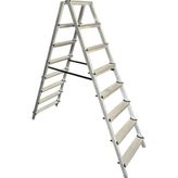 111 Merdiven 8+8 Çift Çıkışlı Ev Tipi Alüminyum Merdiven