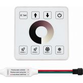 12-24V Kablosuz Duvar Tipi Tek Renk Pixel Şerit LED Kontrol Paneli