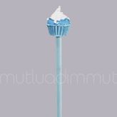 12 Adet Kremali Cupcakeli Kursun Kalem
