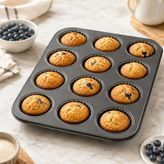 12 Bölmeli Muffin Cupcake Pişirme Kalıbı