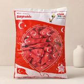 12 İnç Bayraklı Lateks Balon ( 100 Adet)