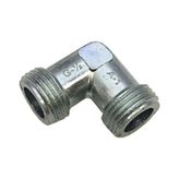 1/2 OCAK GAZ FLEX DÖNÜŞÜM DİRSEĞİ Gümüş