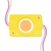 12 Volt 2.4 Watt Sarı Cob Led Modül - 40X22 Mm