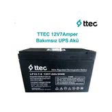 12 Volt 7a Akü -12v 7 Ah Ups Plus Akü 2024 Üretim