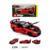 1:24 Dodge Viper SRT 10 ACR Diecast Metal Model Araba