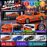 1/24 Toyota Supra Model Araba - Ahşap