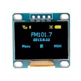 128x64 OLED Ekran LCD 0.96 I2C Arduino Raspberry PI Sarı Mavi
