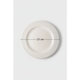 12'li Tuna Pasta Tabağı 21CM Krem Rinart - 225 ml
