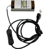 12V 5A Ultra Slim LED Trafo – 60W Ince Kasa Anahtarlı Fişli LED Adaptör - 5 Amper