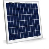 12W Watt Polikristal Güneş Paneli Lexron - Mavi