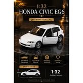 1:32 Ölçek Açılabilir Kapılı Honda Civic EG6 Diecast Oyuncak Araba 11.5 cm