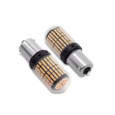 144 Ledli Turuncu PY21W Tip BAU15S Ampul, Tek Duy