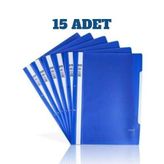 15 Adet A4 Mavi Telli Dosya Ekonomik Kaliteli