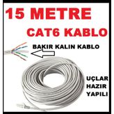 15 m CAT6 İnternet Data Kablosu