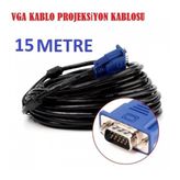 15 m Monitör Projeksiyon VGA Kablo