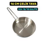 16 Cm Mini Çelik Tava
