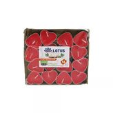 16PCS KALPLİ - KIRMIZI TEA LİGHT MUM (5477)