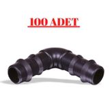 16X16 Kurtagzı Dırsek Plastık Damlama 100Lu Paket