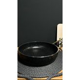 18 cm Tava Metal Kulp Gold - Siyah