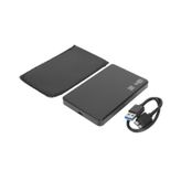 2.5" Sata USB 3.0 Plastik Harddisk Kutusu