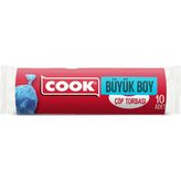 2 Adet Cook Çöp Torbası Büyük Boy 10'Lu