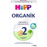 2 Adet Hipp 2 Organik Devam Sütü 500 Gr