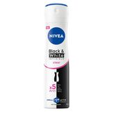 2 Adet Nivea Kadın Sprey Deodorant Black&White Clear 150 Ml