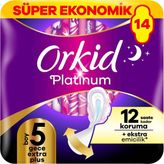 2 Adet Orkid Platinum Dörtlü Paket Gece Ekstra Plus 14 Adet