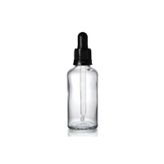 2 Adet Şeffaf Cam Şişe 50ml Damlalıklı