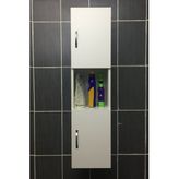 2 Kapaklı Bölmeli Banyo Asma Boy Dolabı Çok Amaçlı Duvara Monteli Dolap Asmadolap