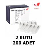 (2 Kutu 200 Adet) Bd Microlance 3 Mezoterapi İğnesi Ucu 30G