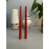 2 lü Paket Uzun Düz Şamdan Mum