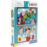 2 x 60 Parça Supercolor Puzzle: Disney Classic