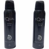 2 x Equal Sense Deodorant 150 Ml Erkek